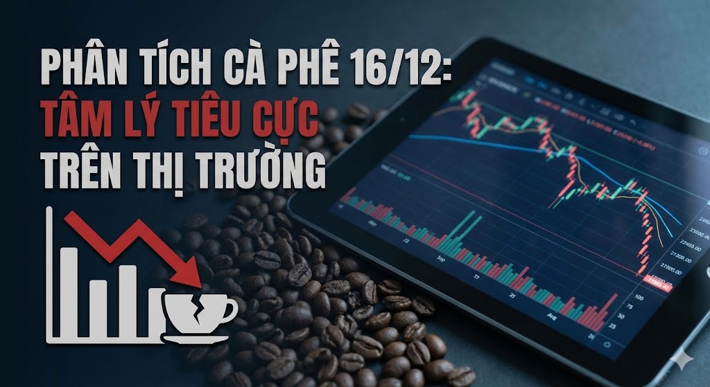 Phân tích cà phê 16/12: Tâm lý tiêu cực trên thị trường