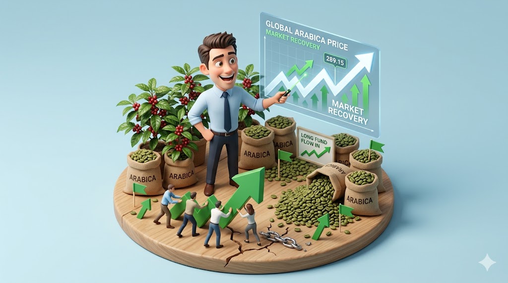 Phân tích kỹ thuật 23/04: Arabica hồi phục mạnh tại 289.15, dòng tiền Long mới âm thầm gia nhập thị trường.